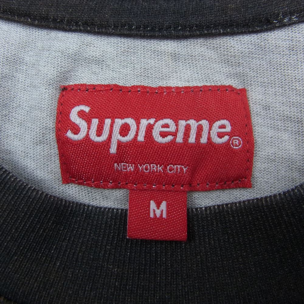Supreme シュプリーム 22AW Lions' Den S/S Top ライオン 総柄 半袖 Tシャツ  ブラウン系 M【極上美品】【中古】