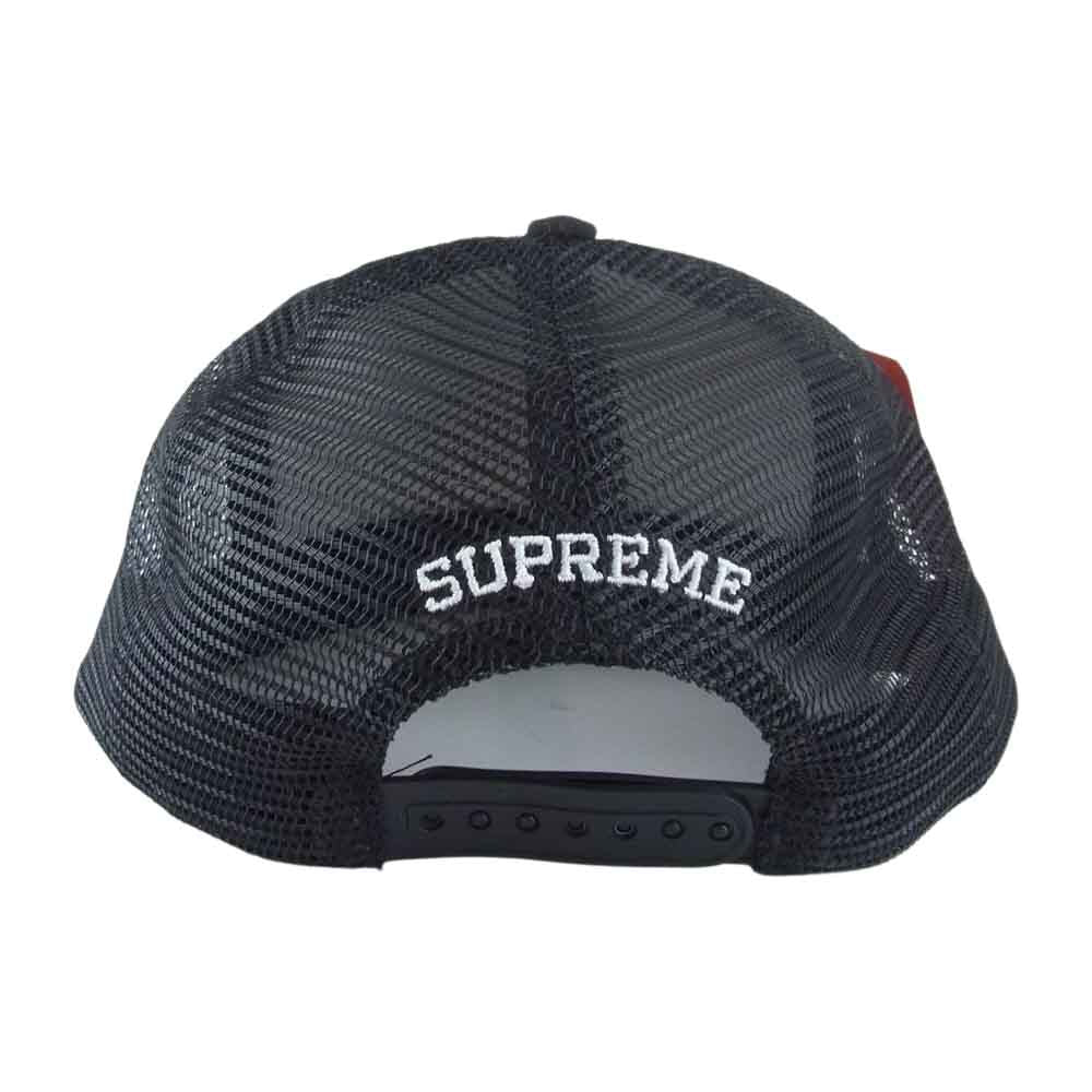 Supreme シュプリーム 20SS  Leopard Mesh Back 5-Panel レオパード柄 フェイクファー 5パネル メッシュ キャップ ブラック系【新古品】【未使用】【中古】