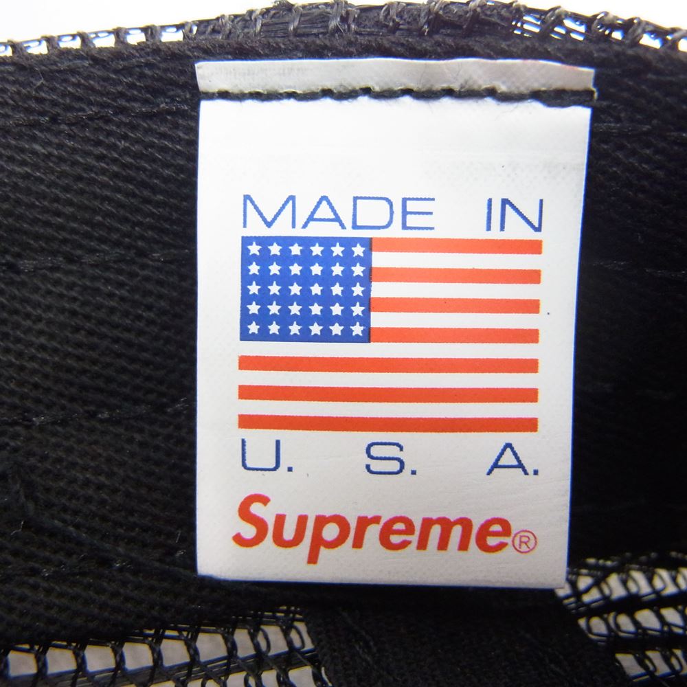 Supreme シュプリーム 20SS  Leopard Mesh Back 5-Panel レオパード柄 フェイクファー 5パネル メッシュ キャップ ブラック系【新古品】【未使用】【中古】