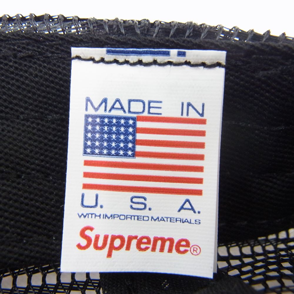 Supreme シュプリーム 21AW  Authorized Mesh Cap Back 5-Panel オーソライズド 5パネル メッシュ キャップ  ブラック系【新古品】【未使用】【中古】