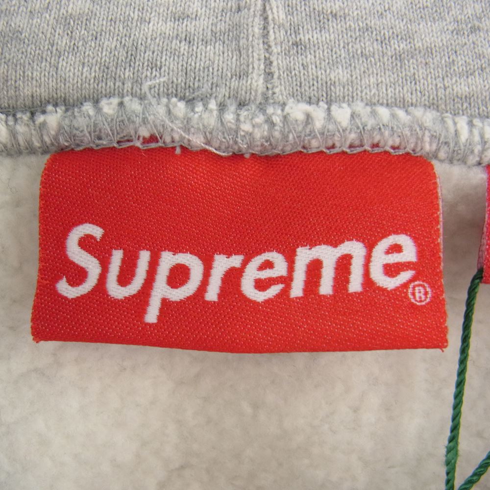 Supreme シュプリーム 22SS  Ambigram Hooded Sweatshirt Heather Grey アンビグラム フーディー スウェット パーカー グレー系 M【美品】【中古】