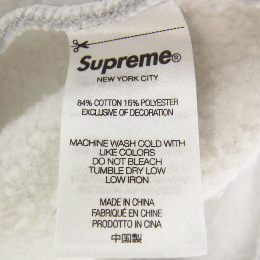 Supreme シュプリーム 22SS  Ambigram Hooded Sweatshirt Heather Grey アンビグラム フーディー スウェット パーカー グレー系 M【美品】【中古】
