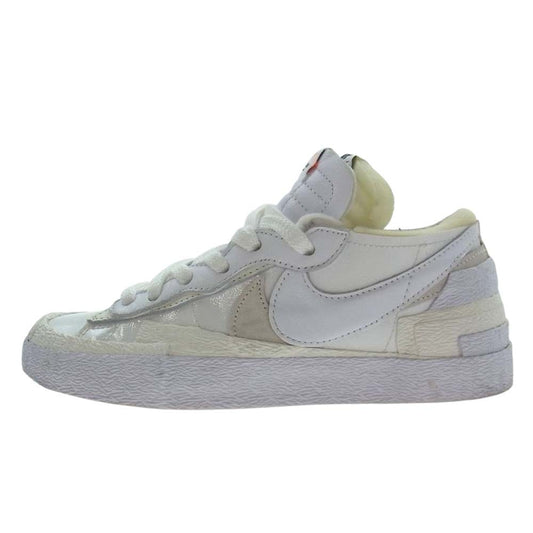 NIKE ナイキ DM6443-100 sacai サカイ Blazer Low ブレーザー ロー White Patent ホワイト パテント スニーカー ホワイト系 23.5cm【中古】