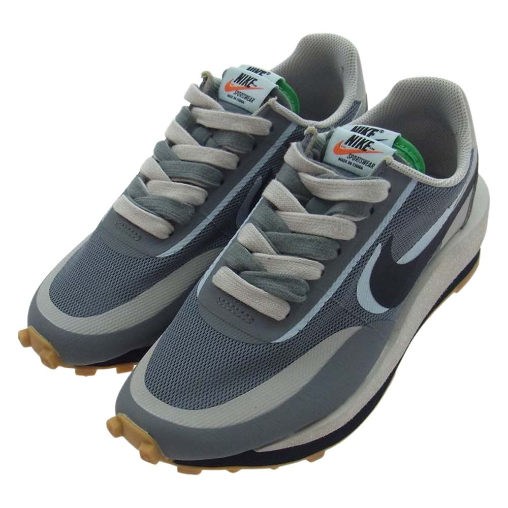 NIKE ナイキ DH3114-001 CLOT クロット Sacai サカイ  LD Waffle エルディーワッフル Grey Obsidian Cool Grey グレー オブシディアン クール グレー スニーカー グレー系 23.5cm【中古】