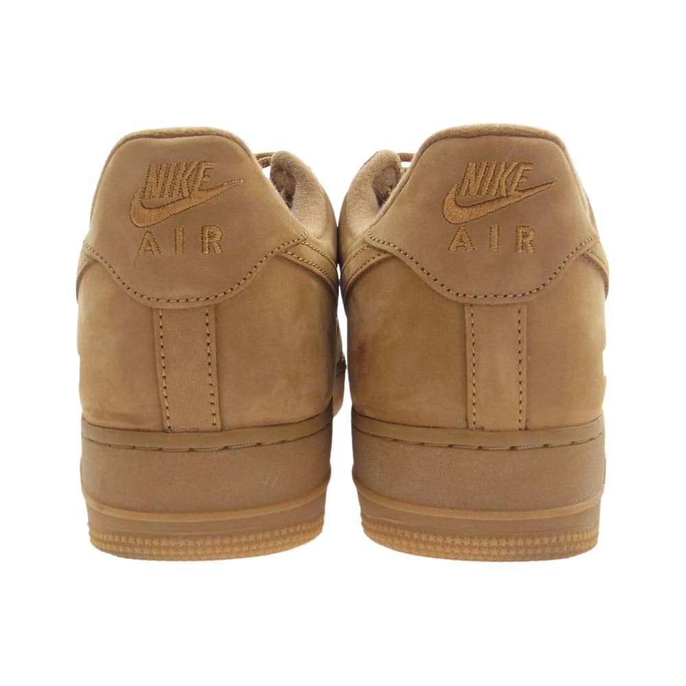 Supreme シュプリーム DN1555-200 × NIKE AIR FORCE 1 LOW WHEAT エアフォース ロー ウィート スニーカー  ブラウン系  29.5cm 【中古】