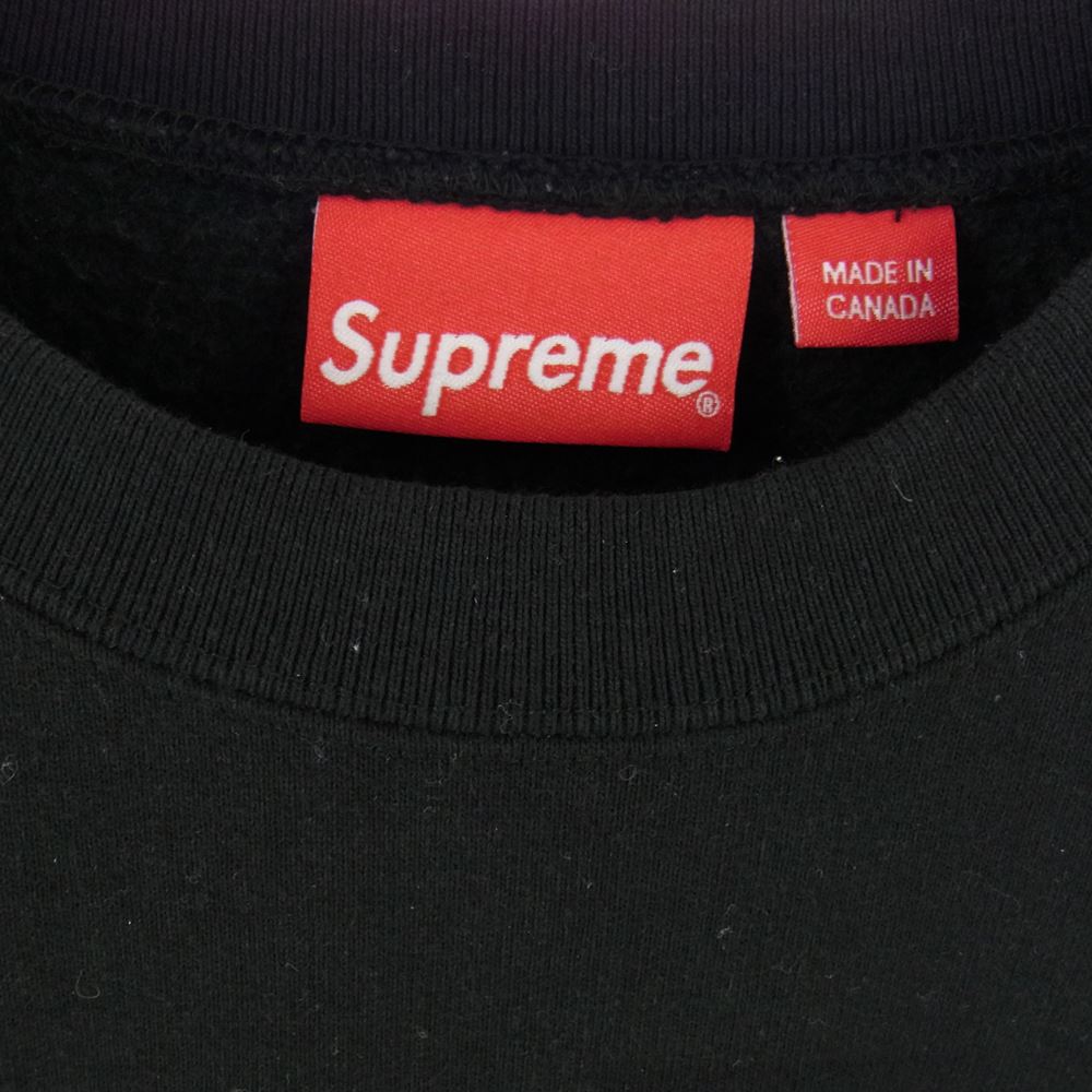 Supreme シュプリーム 22AW Box Logo Crewneck ボックスロゴ クルーネック スウェット ブラック系 L【中古】