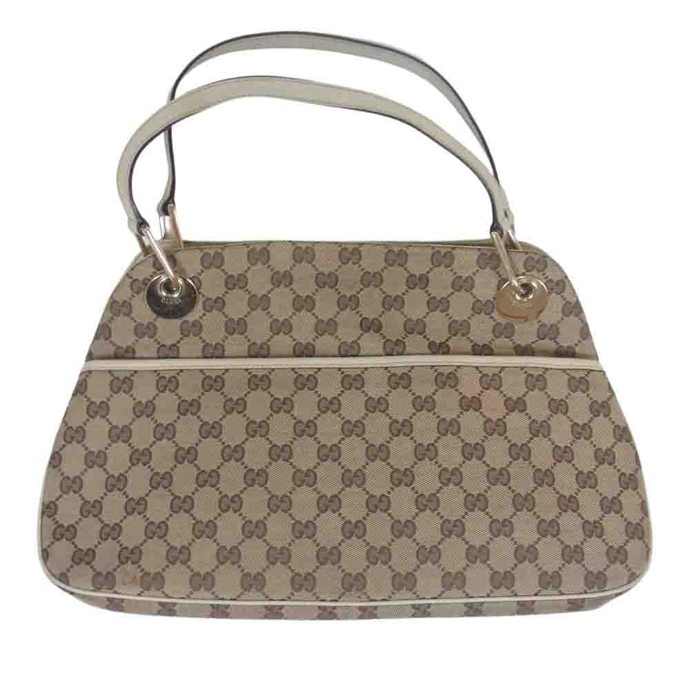 GUCCI グッチ 121023 GGキャンバス トートバッグ ブラウン系【中古】