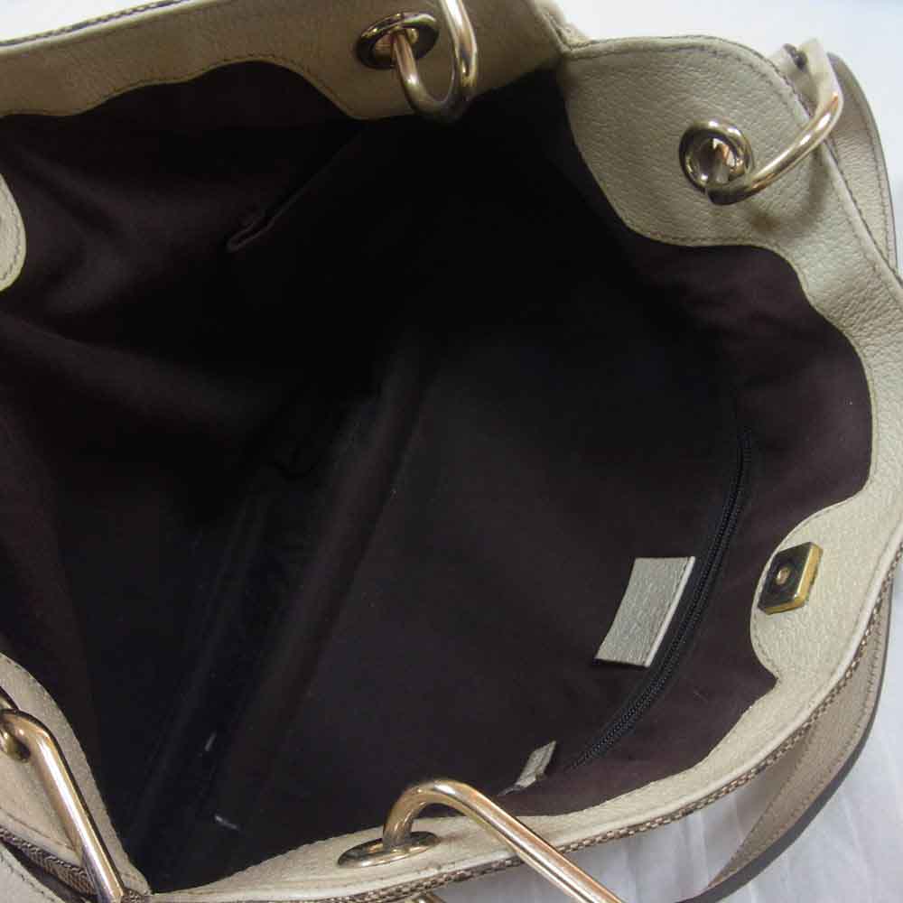GUCCI グッチ 121023 GGキャンバス トートバッグ ブラウン系【中古】