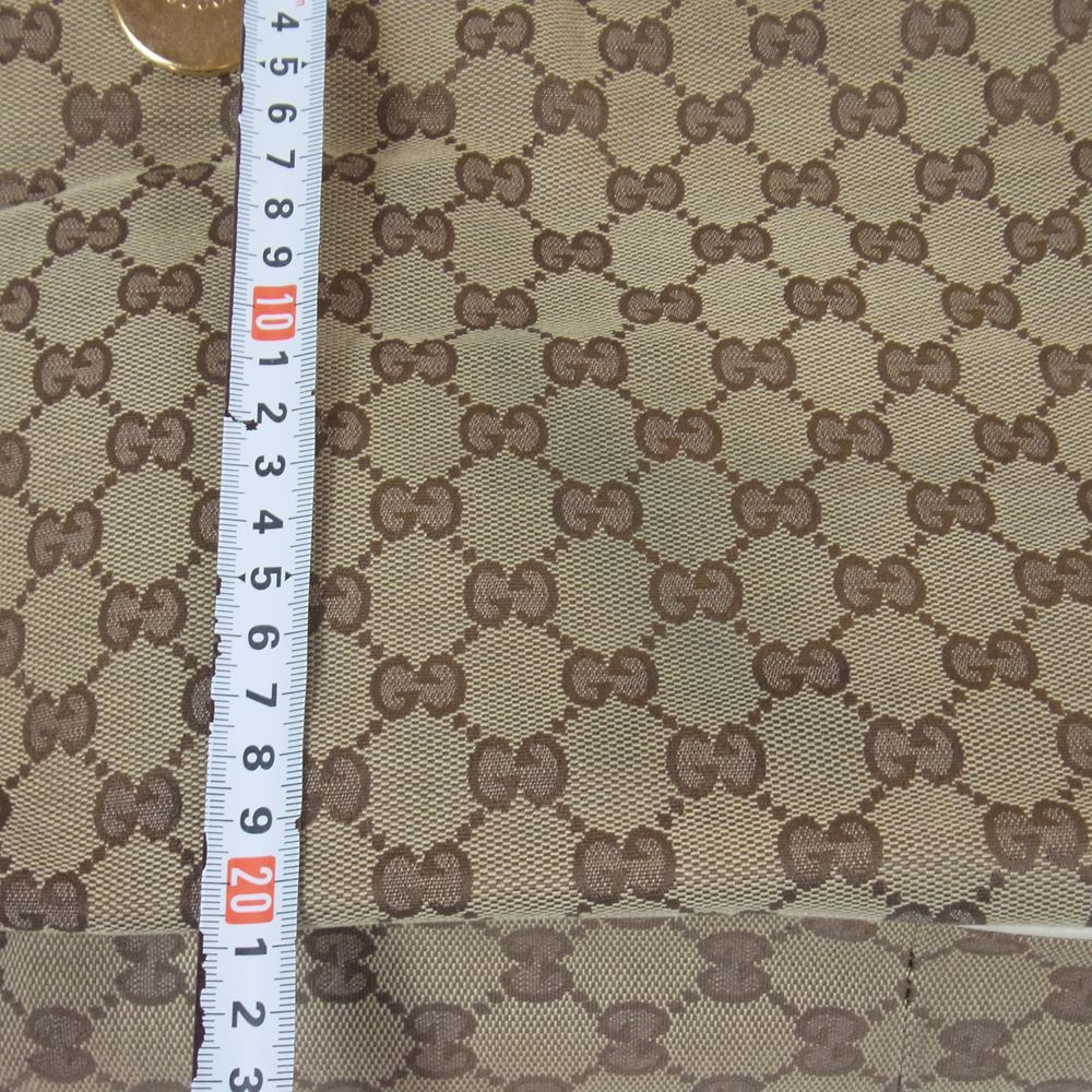 GUCCI グッチ 121023 GGキャンバス トートバッグ ブラウン系【中古】