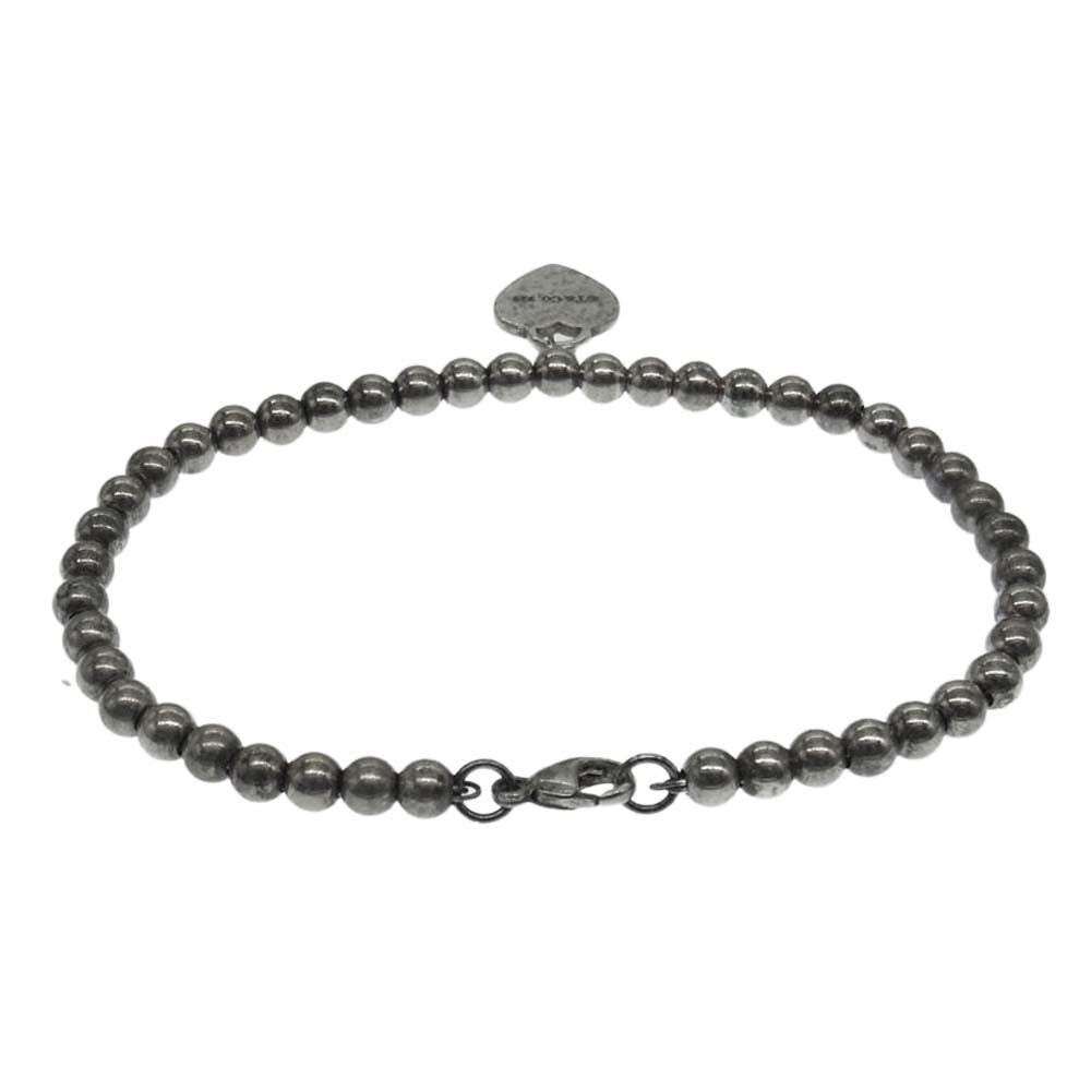 TIFFANY&Co. ティファニー リターン トゥ ミニ ハート ボールチェーン ブレスレット シルバー系【中古】