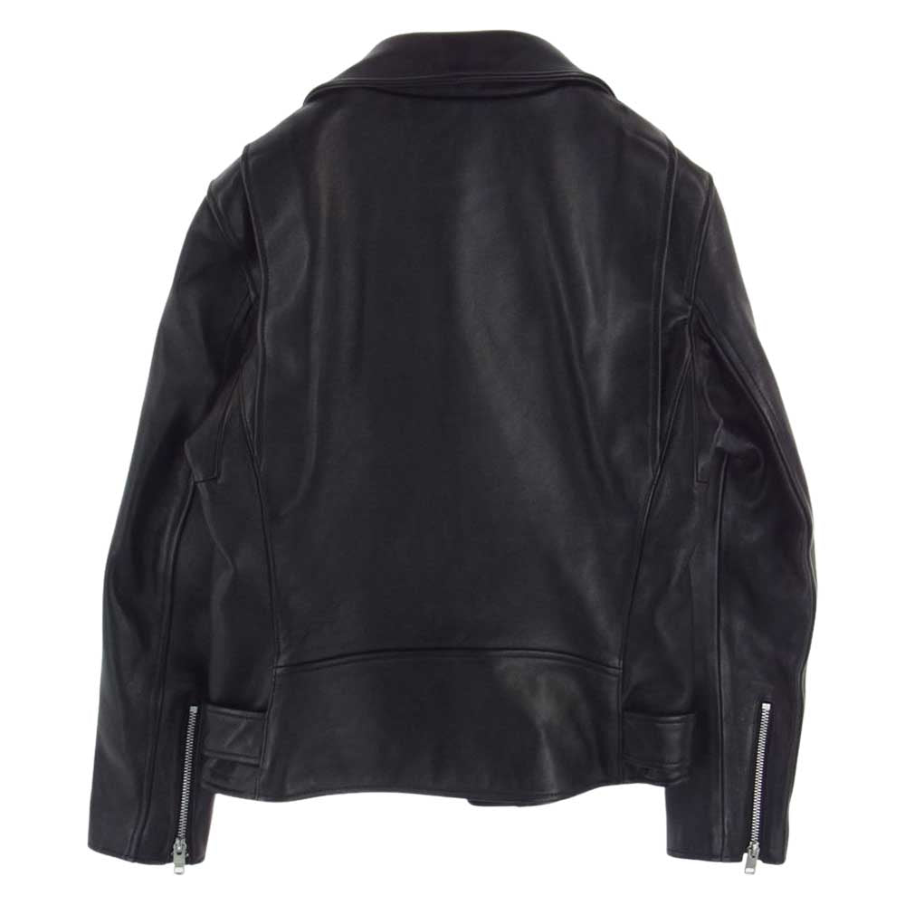 beautiful people ビューティフルピープル 1001402821 vintage leather THE a riders jacket sheep leather ダブル ライダース ジャケット  ブラック系 180(MEN M)【極上美品】【中古】