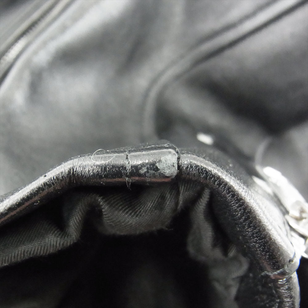 beautiful people ビューティフルピープル 1001402821 vintage leather THE a riders jacket sheep leather ダブル ライダース ジャケット  ブラック系 180(MEN M)【極上美品】【中古】