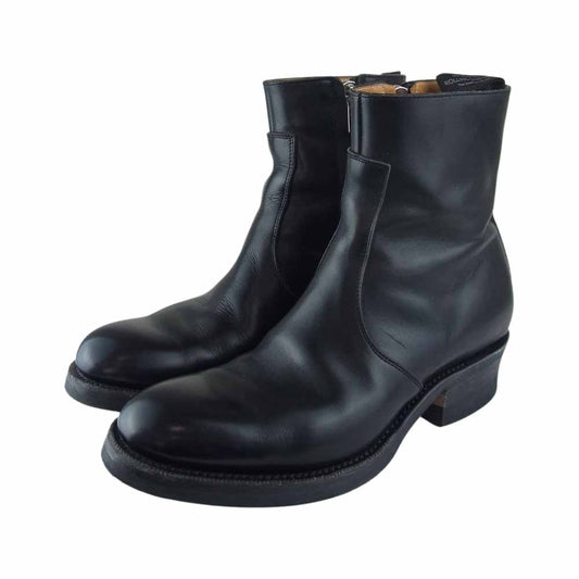 ROLLING DUB TRIO ローリングダブトリオ GLEANERS ZIP BOX CALF サイドジップ ボックス カーフレザー ブーツ ブラック系 8【中古】