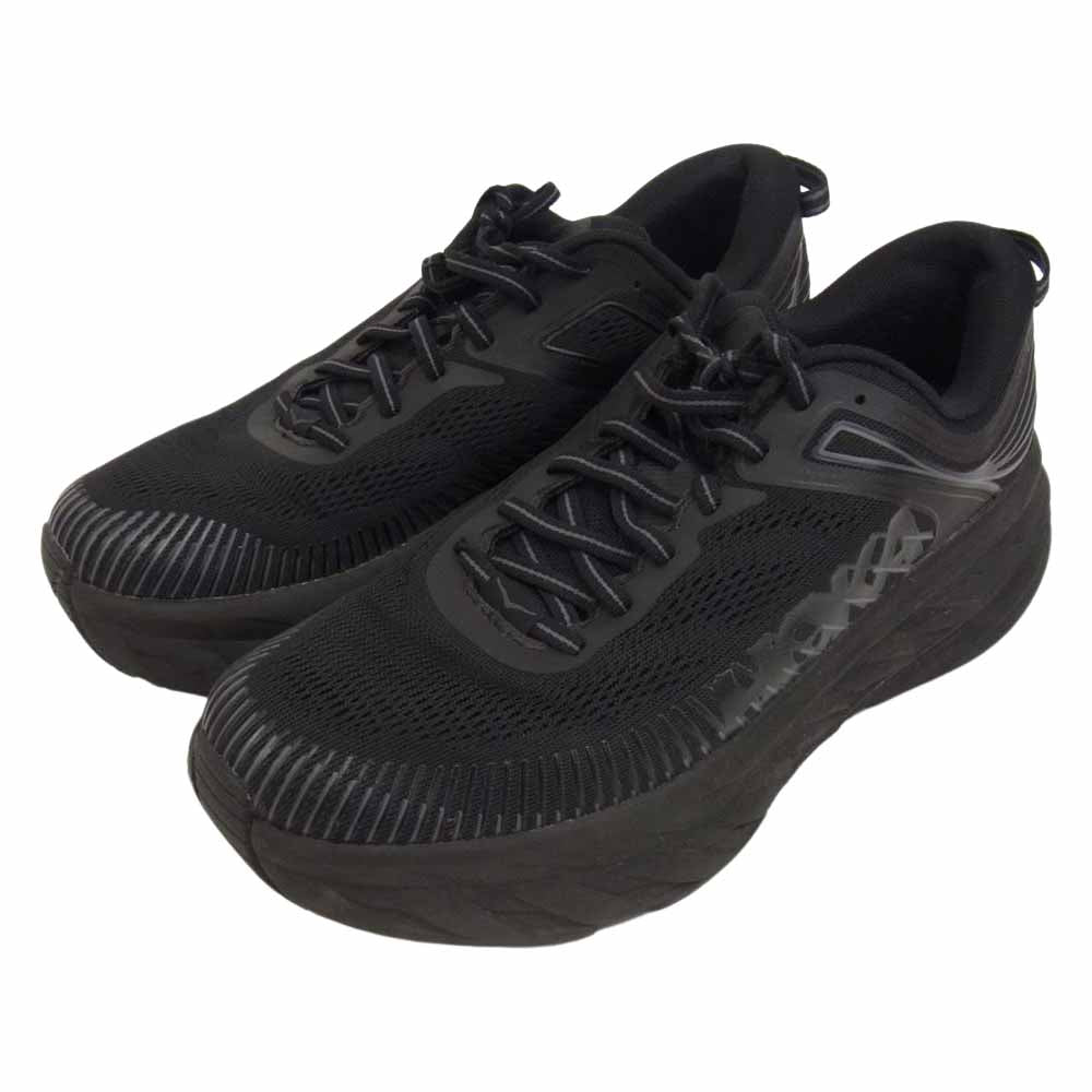 HOKA ONE ONE ホカ オネオネ 1110518 BONDAI 7 ボンダイ ７ スニーカー ブラック系 27cm【中古】