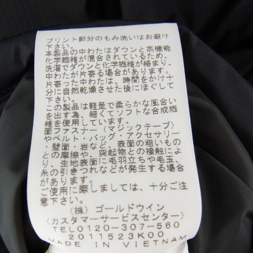 THE NORTH FACE ノースフェイス ND92260 GORE-TEX ゴアテックス GTX Nuptse Jacket ヌプシ ダウン ジャケット ブラック系 M【中古】