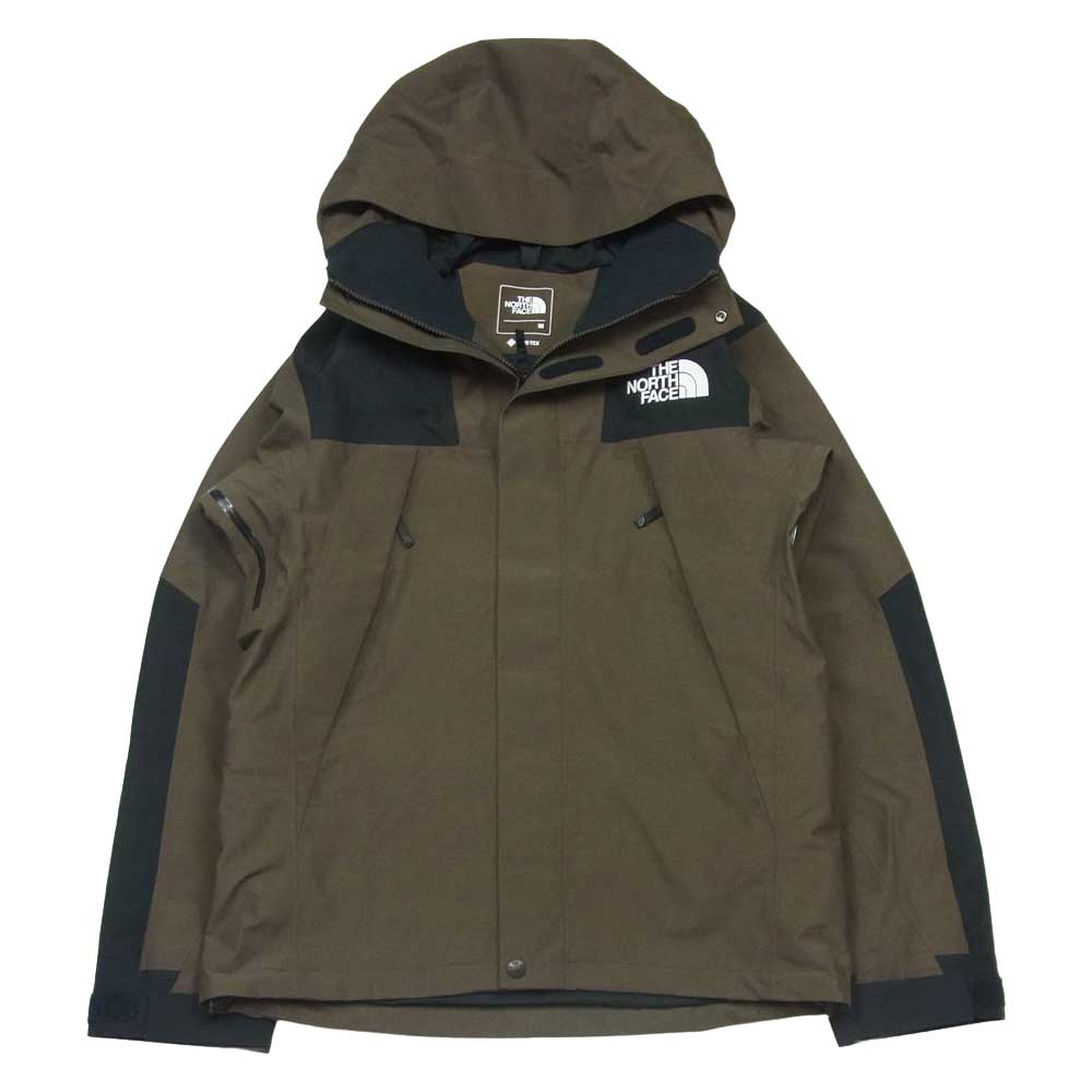 THE NORTH FACE ノースフェイス NP61800 GORE-TEX ゴアテックス Mountain Jacket マウンテン ジャケット ブラウン系 ブラック系 M【中古】