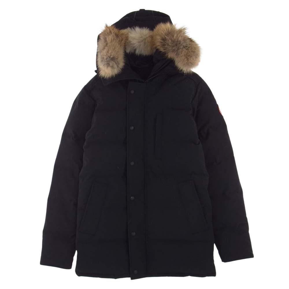 CANADA GOOSE カナダグース 3805M CARSON PARKA カーソン パーカー ダウン ジャケット コート ブラック系 XS【中古】