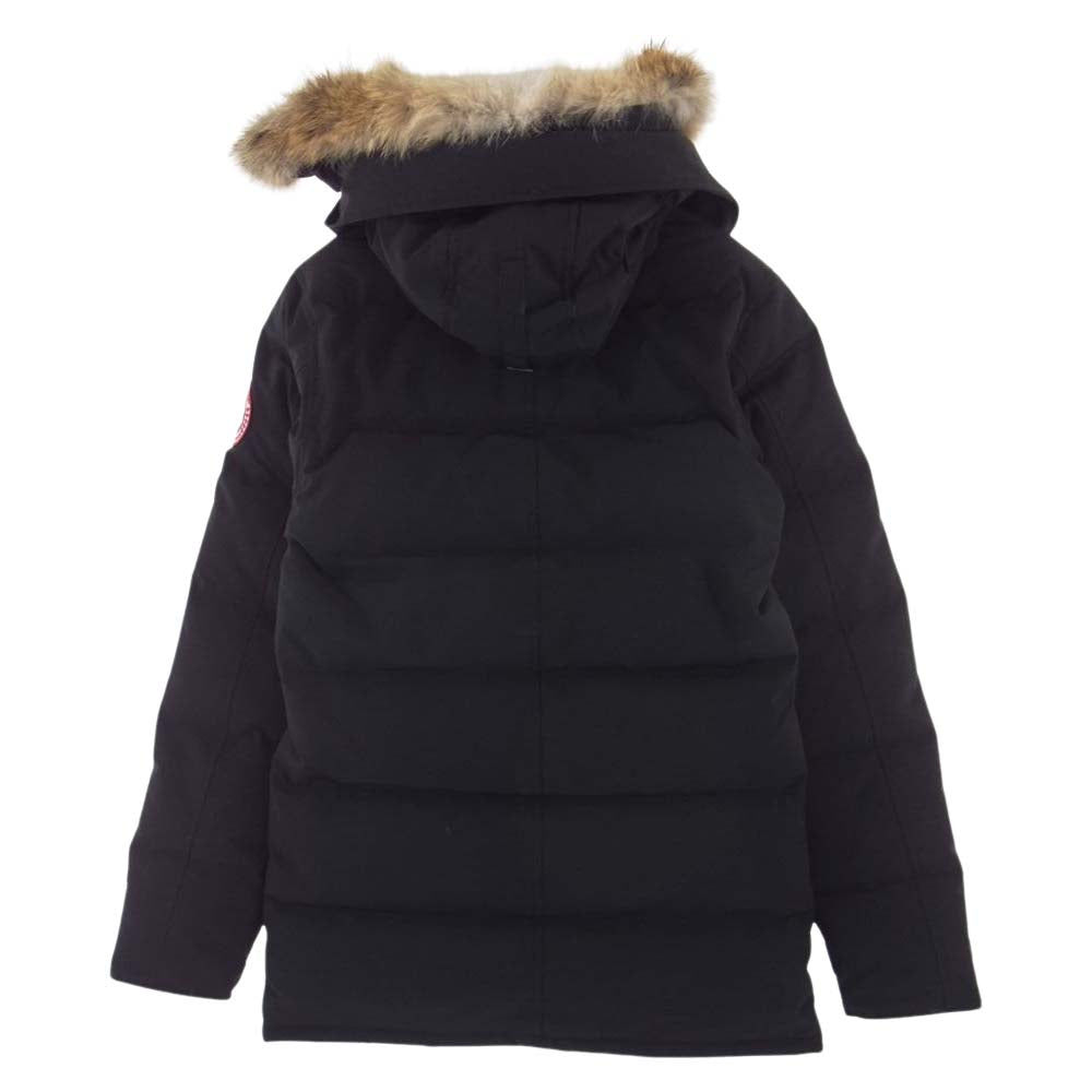 CANADA GOOSE カナダグース 3805M CARSON PARKA カーソン パーカー ダウン ジャケット コート ブラック系 XS【中古】