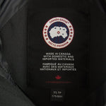 CANADA GOOSE カナダグース 3805M CARSON PARKA カーソン パーカー ダウン ジャケット コート ブラック系 XS【中古】