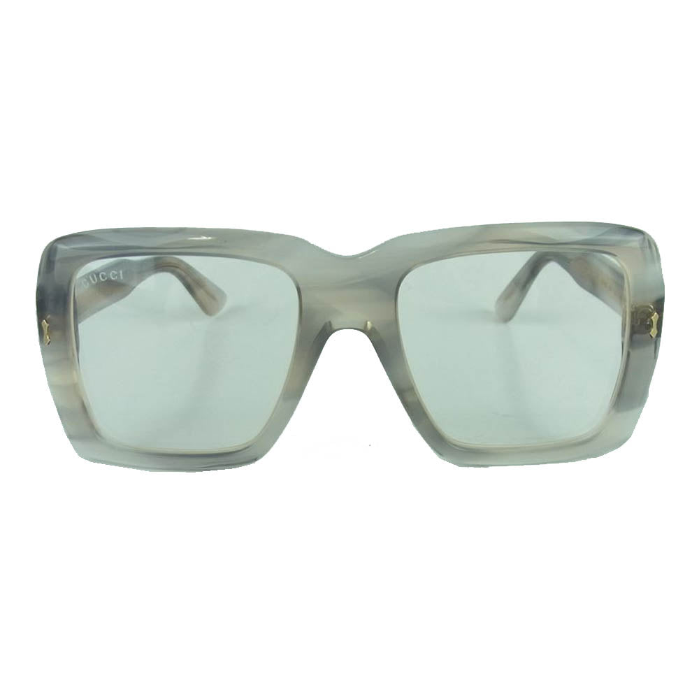 GUCCI グッチ c0uc203530 スクエア サングラス イタリア製 グレー系 53□21-145【中古】