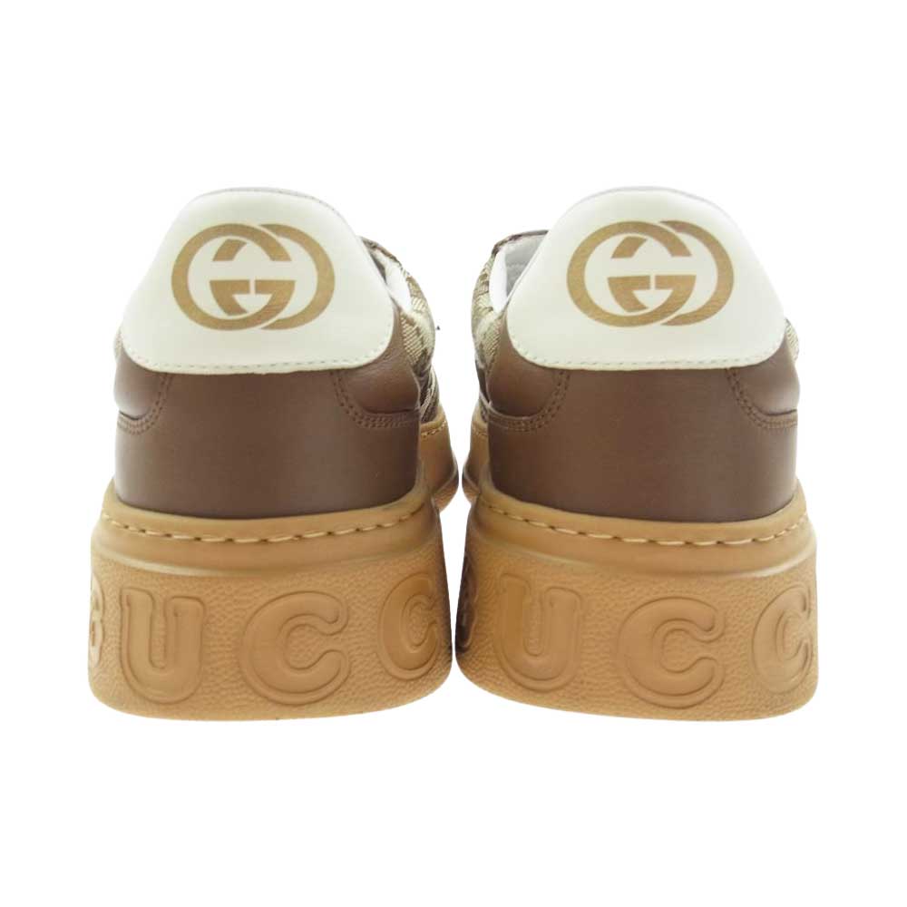 GUCCI グッチ 675840 UPG20 2866 GG Sneaker ジージー ローカット スニーカー ブラウン系 9【中古】