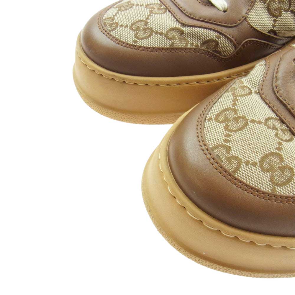 GUCCI グッチ 675840 UPG20 2866 GG Sneaker ジージー ローカット スニーカー ブラウン系 9【中古】
