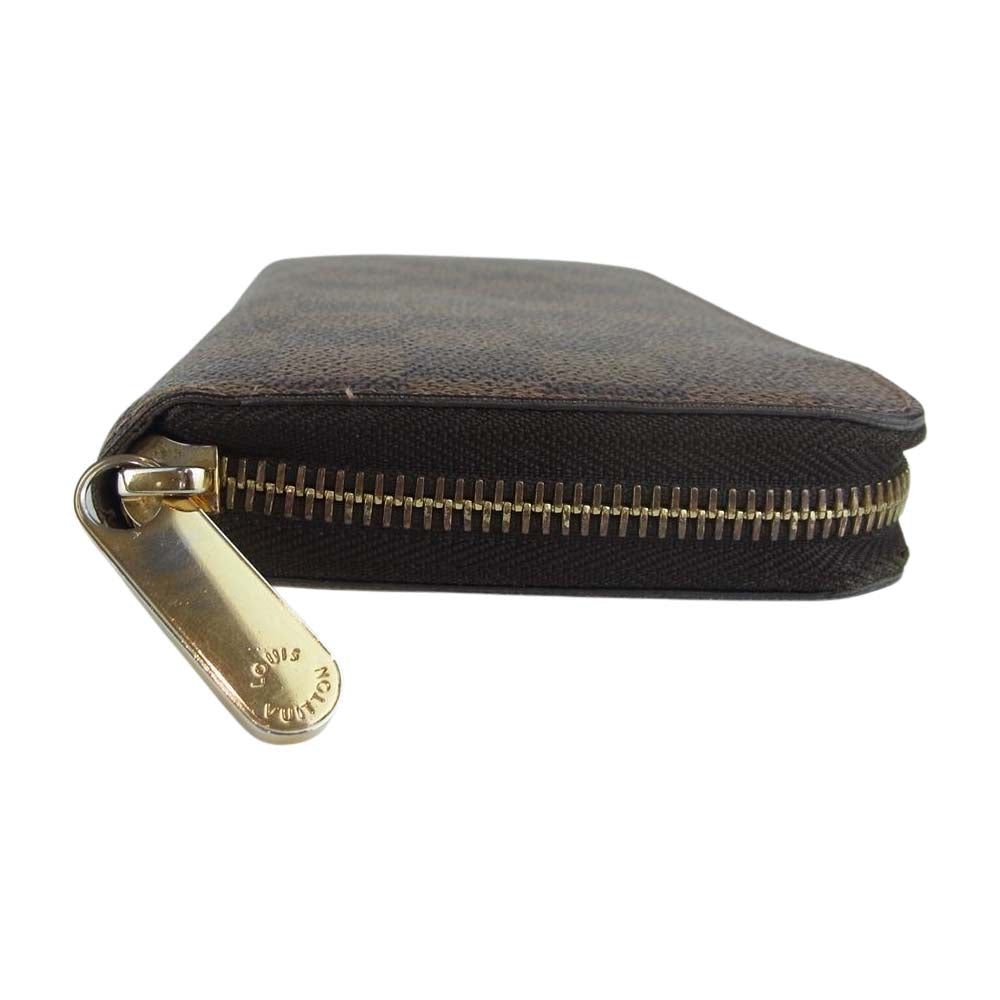 LOUIS VUITTON ルイ・ヴィトン N60015 ダミエ ジッピーウォレット ブラウン ラウンドジップ ウォレット ブラウン系【中古】