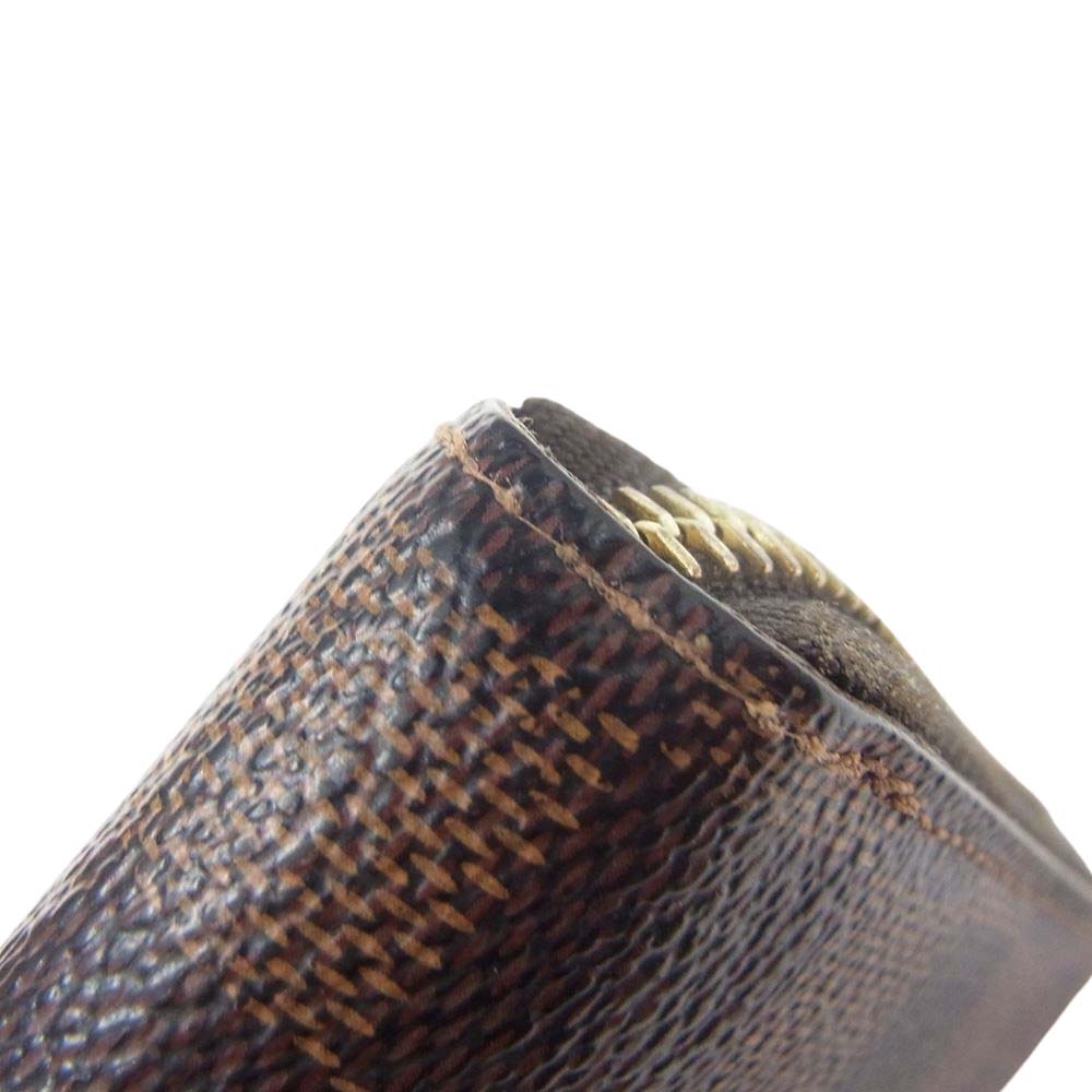 LOUIS VUITTON ルイ・ヴィトン N60015 ダミエ ジッピーウォレット ブラウン ラウンドジップ ウォレット ブラウン系【中古】