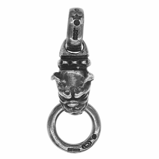 ガボラトリー ホールディング ギャランティ付属 ガボール ハーフオールド ブルドッグ ペンダントトップ シルバー系【中古】