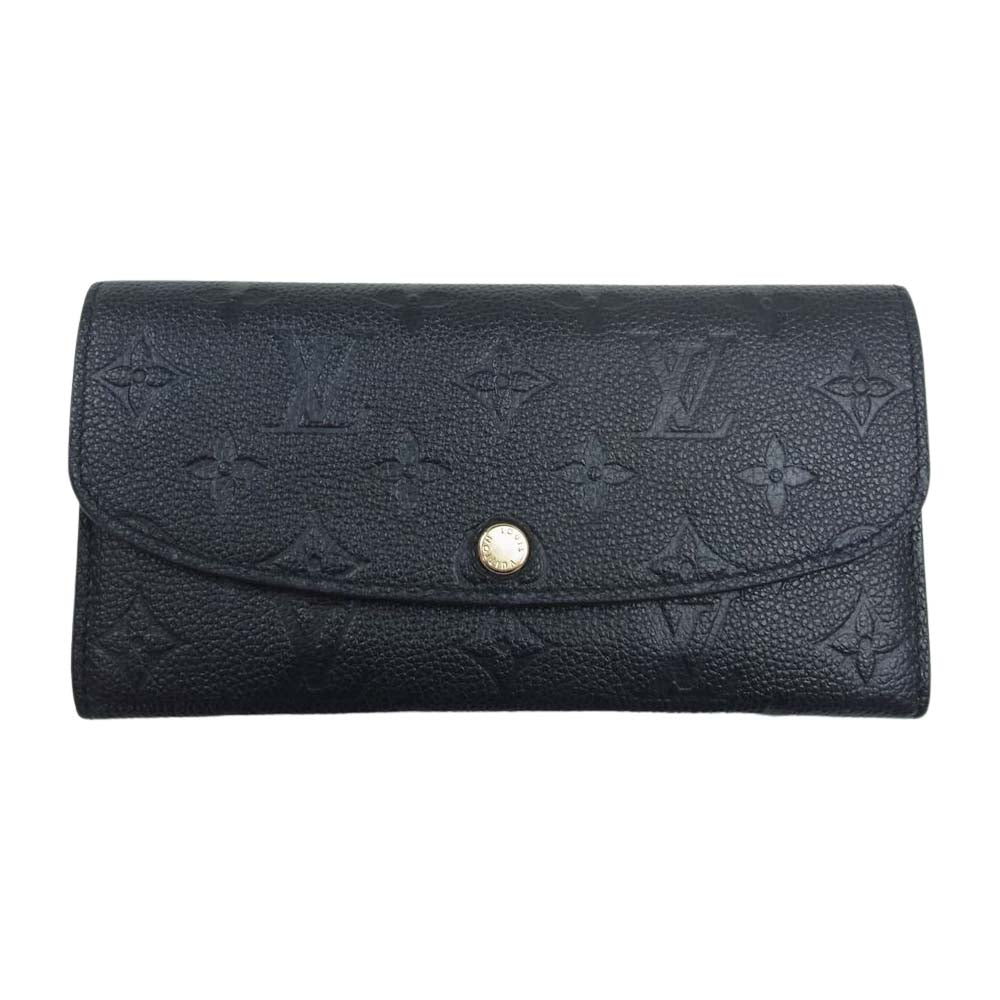 LOUIS VUITTON ルイ・ヴィトン M62369 モノグラム アンプラント ポルトフォイユ・エミリー ノワール 財布 ブラック系【中古】