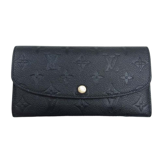 LOUIS VUITTON ルイ・ヴィトン M62369 モノグラム アンプラント ポルトフォイユ・エミリー ノワール 財布 ブラック系【中古】
