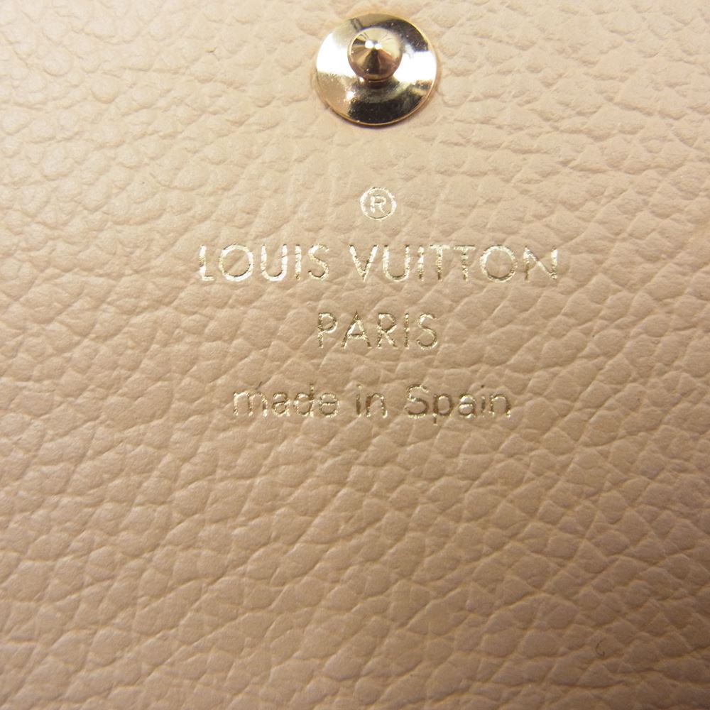 LOUIS VUITTON ルイ・ヴィトン M62369 モノグラム アンプラント ポルトフォイユ・エミリー ノワール 財布 ブラック系【中古】