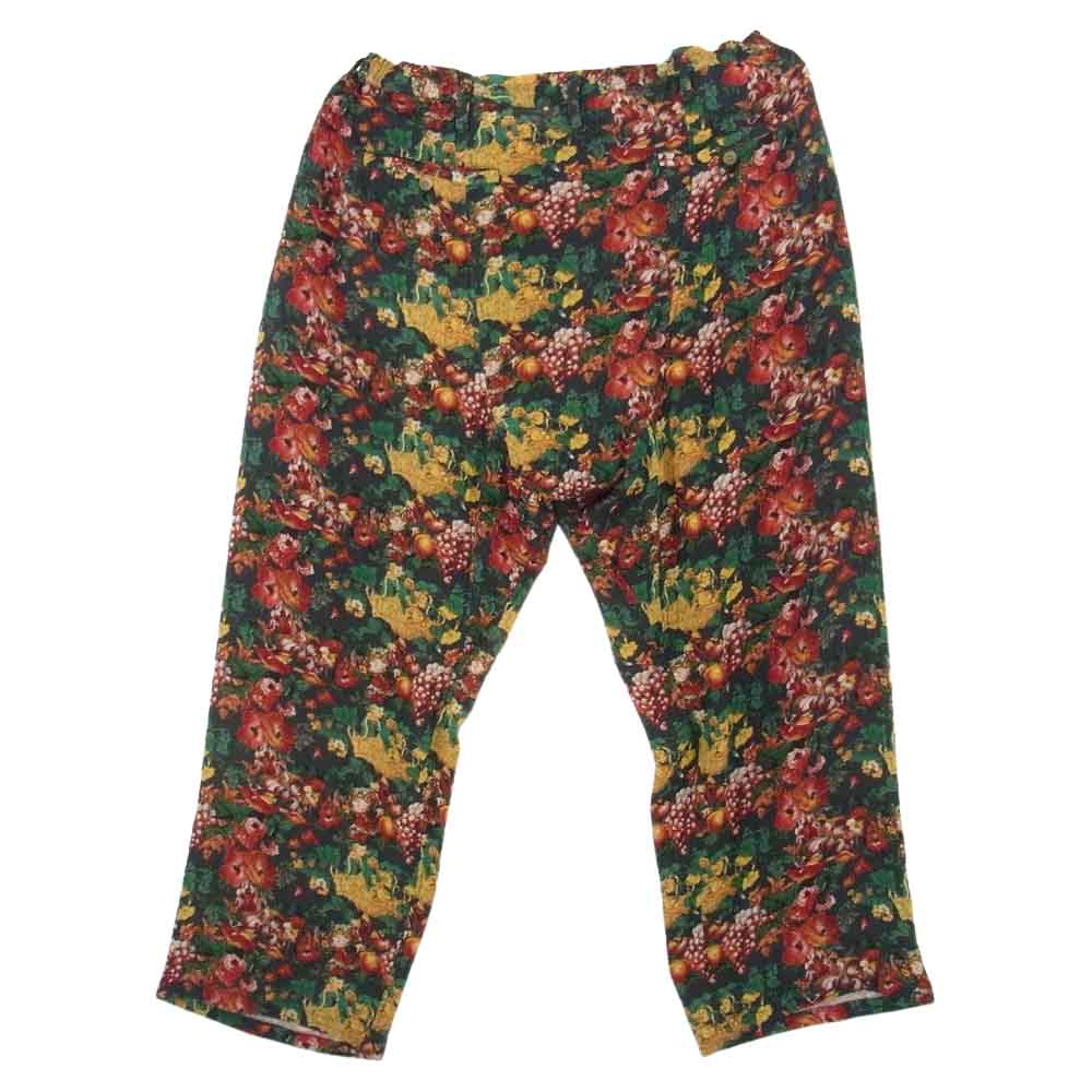 Yohji Yamamoto POUR HOMME ヨウジヤマモトプールオム 11SS ゴブラン期 アーカイブ シルク100％ フラワー総柄 シワ加工 セットアップ マルチカラー系 ジャケット:3、パンツ:2【中古】