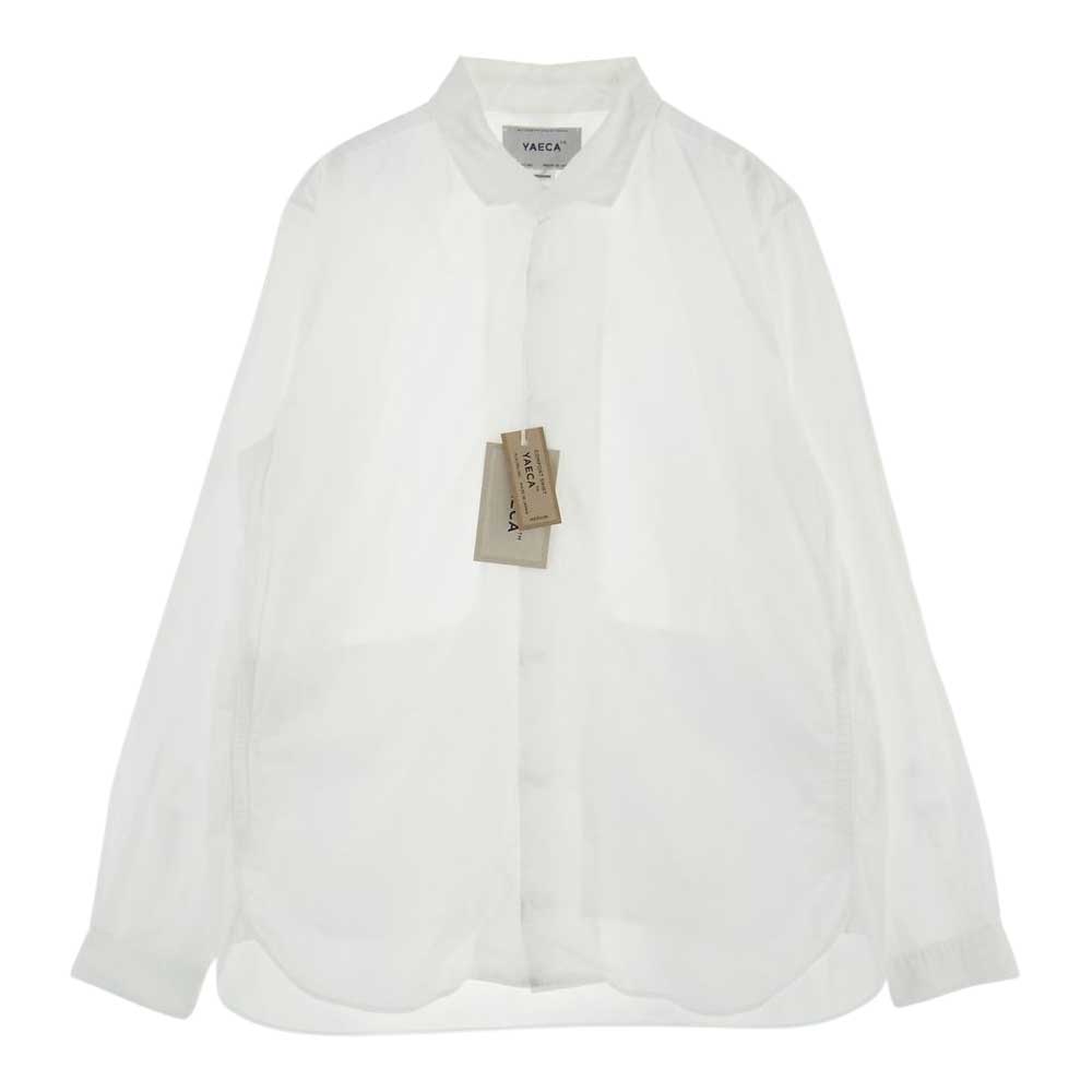 YAECA ヤエカ 12108 COMFORT SHIRT STANDARD コンフォート シャツ 長袖 ホワイト系 M【中古】