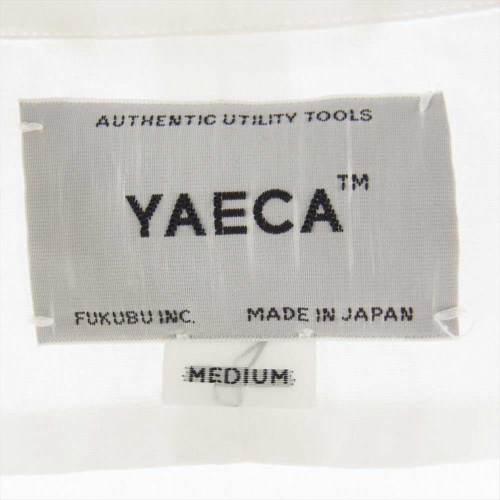 YAECA ヤエカ 12108 COMFORT SHIRT STANDARD コンフォート シャツ 長袖 ホワイト系 M【中古】