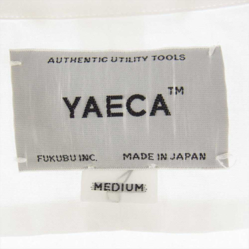 YAECA ヤエカ 12108 COMFORT SHIRT STANDARD コンフォート シャツ 長袖 ホワイト系 M【中古】