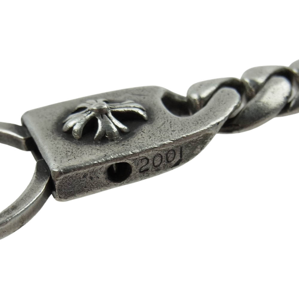 CHROME HEARTS クロムハーツ（原本無） カットアウトクロス ドッグタグ キーチェーン キーリング シルバー系【中古】