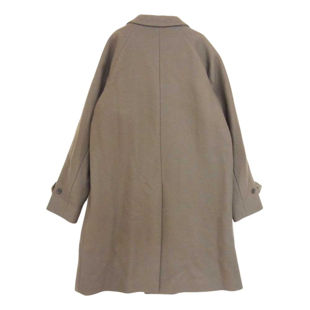 UNITED ARROWS ユナイテッドアローズ 3225-179-2878 green label relaxing  FAbRICA TESSUTI カシミヤ混イタリアンメルトン チェスター コート  チャコール系 M【中古】