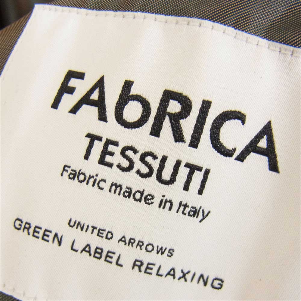 UNITED ARROWS ユナイテッドアローズ 3225-179-2878 green label relaxing  FAbRICA TESSUTI カシミヤ混イタリアンメルトン チェスター コート  チャコール系 M【中古】