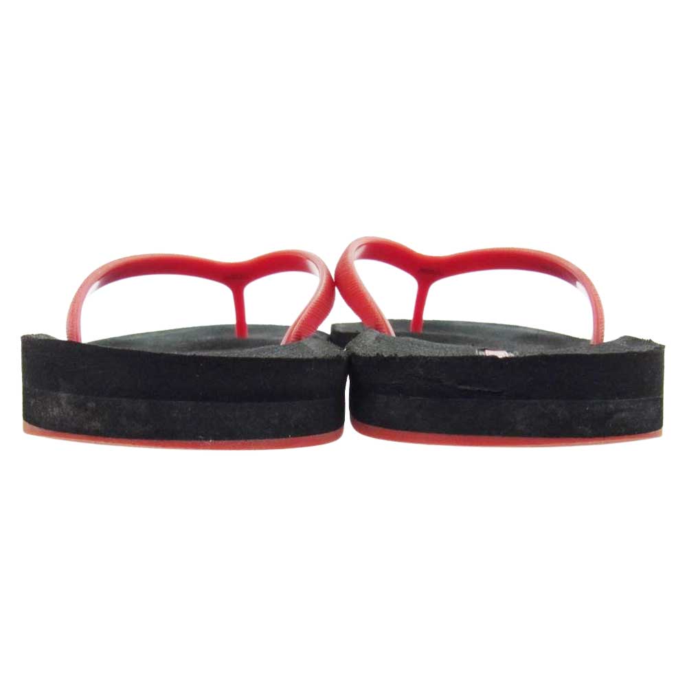 PRADA プラダ ビーチ シャワー サンダル ブラック系 レッド系【中古】