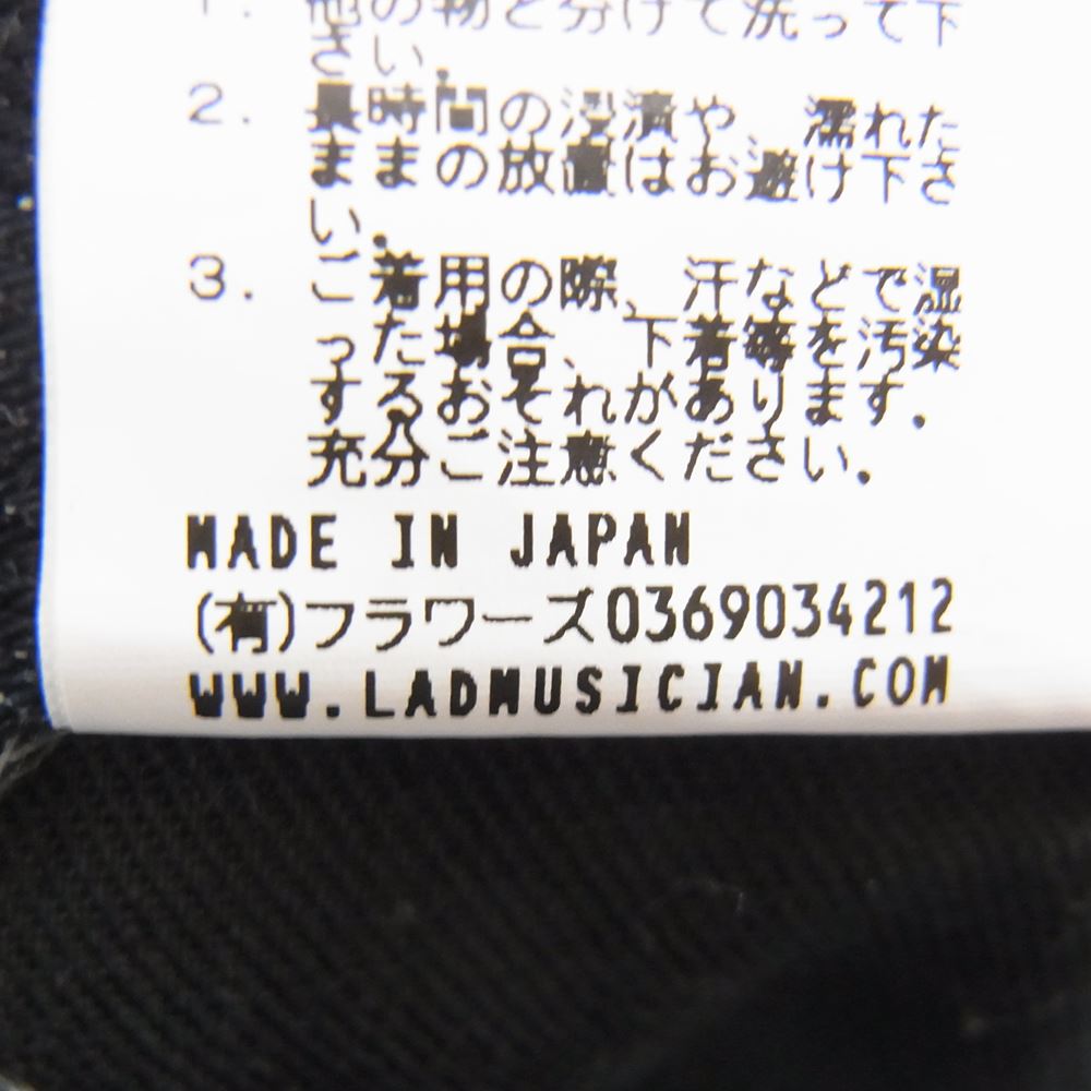 LAD MUSICIAN ラッドミュージシャン 2216-513 立体裁断 ストレッチ スキニー デニム パンツ  インディゴブルー系 サイズ表記無【中古】