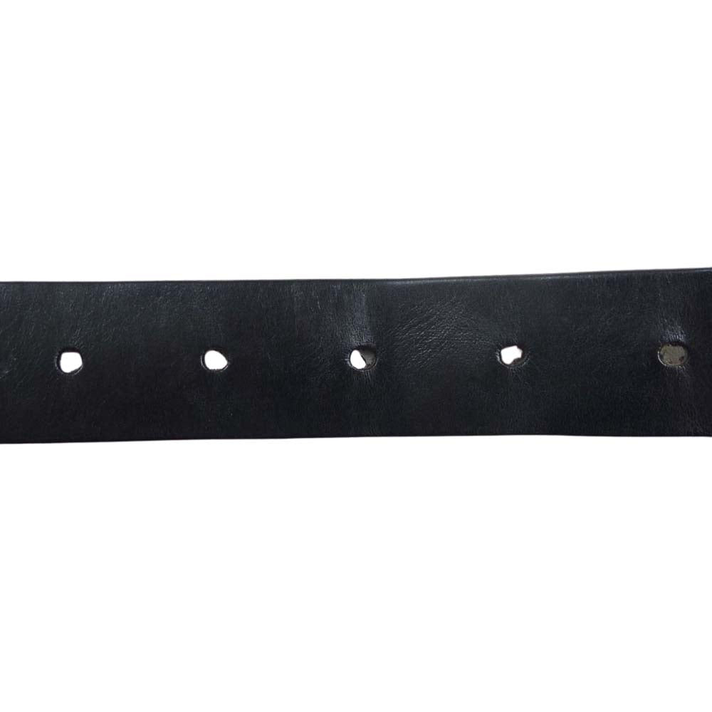 DSQUARED2 ディースクエアード Simple Man Belt レザー ベルト ブラック系【中古】