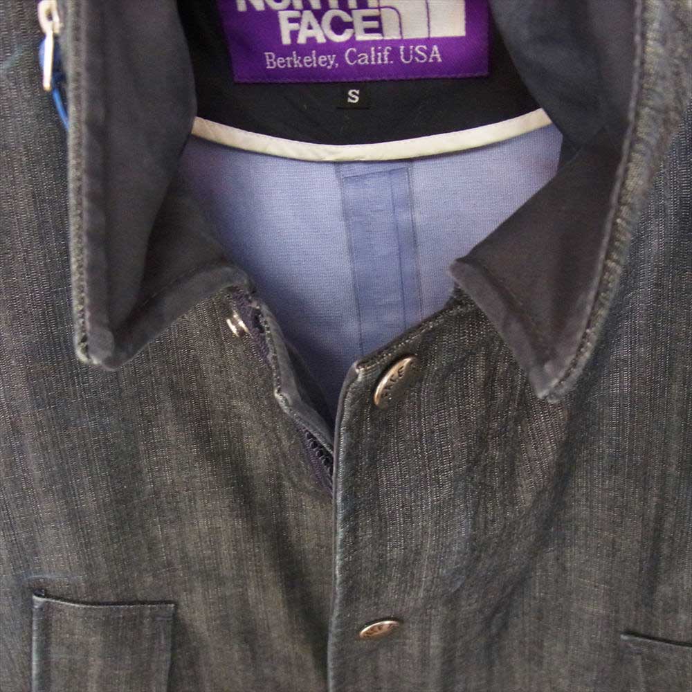 THE NORTH FACE ノースフェイス NP2356N PURPLE LABEL CHAMBRAY GORE-TEX MOUNTAIN COAT パープルレーベル シャンブレー ゴアテックス マウンテン コート グレー系 S【中古】
