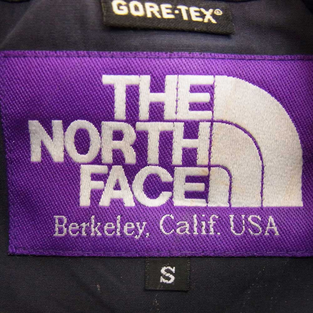 THE NORTH FACE ノースフェイス NP2356N PURPLE LABEL CHAMBRAY GORE-TEX MOUNTAIN COAT パープルレーベル シャンブレー ゴアテックス マウンテン コート グレー系 S【中古】