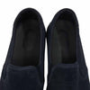 MONCLER モンクレール スエード レザー スリッポン ローカット スニーカー ネイビー系 41【中古】