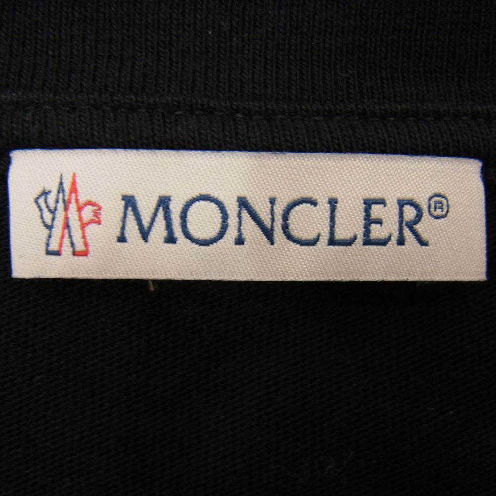 MONCLER モンクレール × FRAGMENT MAGLIA T-SHIRT フラグメント 半袖 Tシャツ  ブラック系 L【中古】
