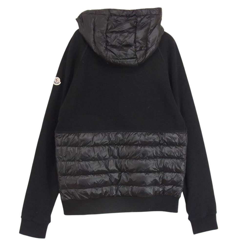 極美品◆2020AW MONCLER モンクレール MAGLIA CARDIGAN リバーシブル WZIP ダウン切り替え ブルゾン/ジャケット 紺×グレー L 国内正規品