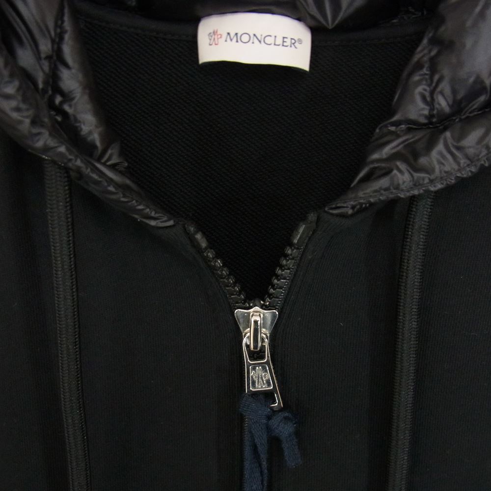 MONCLER モンクレール MAGLIA CARDIGAN ダウン切替 スウェット ジップ