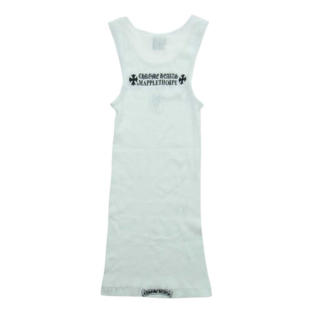 CHROME HEARTS クロムハーツ（原本無） ロゴ プリント タンクトップ ホワイト系 S【中古】