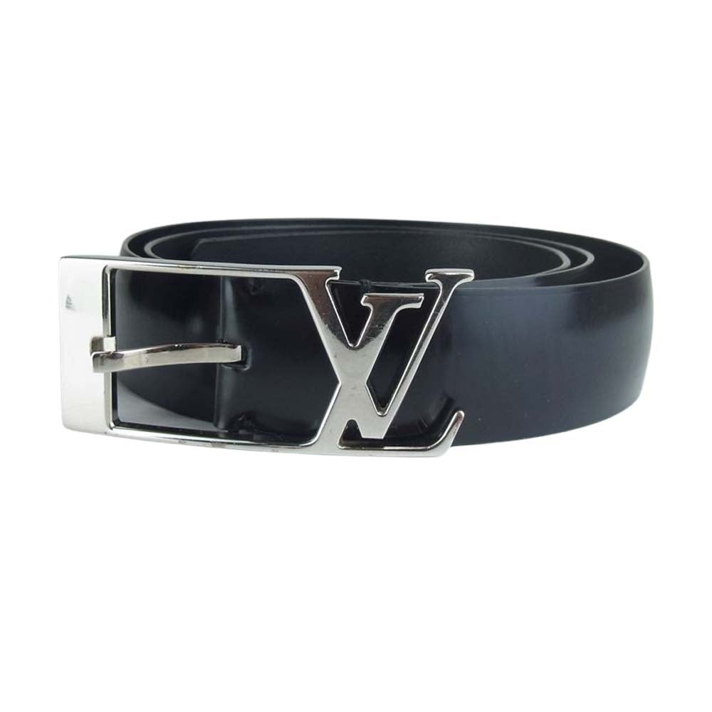 LOUIS VUITTON ルイ・ヴィトン M9840 サンチュール アナグラム ベルト ブラック系 85/34【中古】